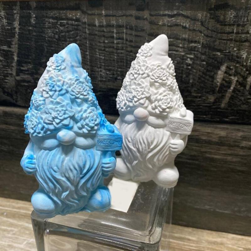 Valentine Silicone Gnome Mold Cute Aromatherapy Candle Mold Epoxy Dwarf Plaster Mold for DIY Soap Present Candle Making
