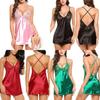 Elegant Women Lady Sexy Lace Sleepwear Satin Nightwear Lingerie Pajamas Suit Size S-xl For Ultimate Comfort