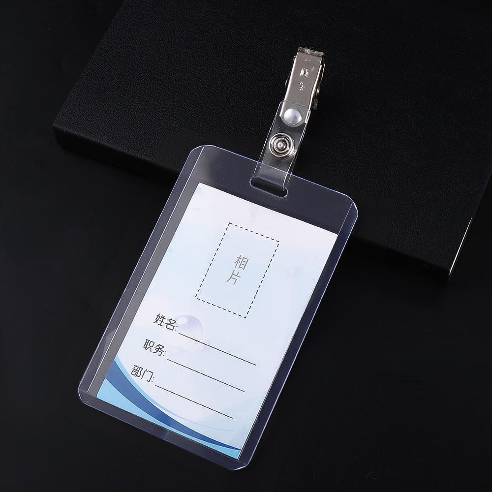 Card Work Certificate Office Supplies Work Card Holder Work Card Protection Cover Badge Holders