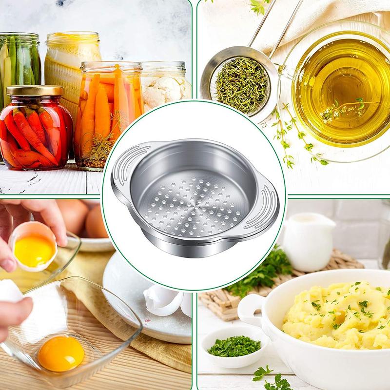 Nerezové sítko na konzervy Sítko na tuňákové konzervy Konzervační cedník Sítko na potraviny Odkapávač oleje Kuchyňské Sítko na zeleninu a ovoce na konzervy