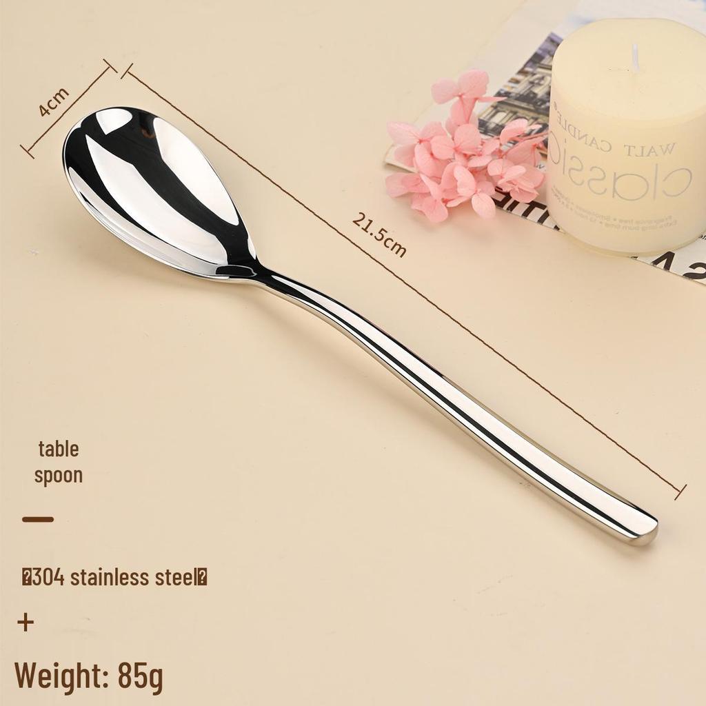 Premium 304 Stainless Steel Cutlery Set: Knife, Fork, and Spoon for Steaks - Perfect for Restaurants and Hotels