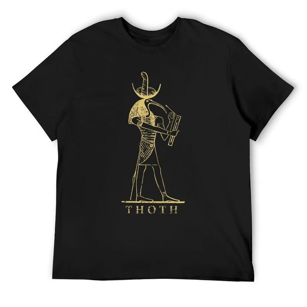 Harajuku Thoth God Of  Ancient Egyptian Mythology T-shirt  Sports Tees Premium Funny Sarcastic Aactivity Competition USA Si