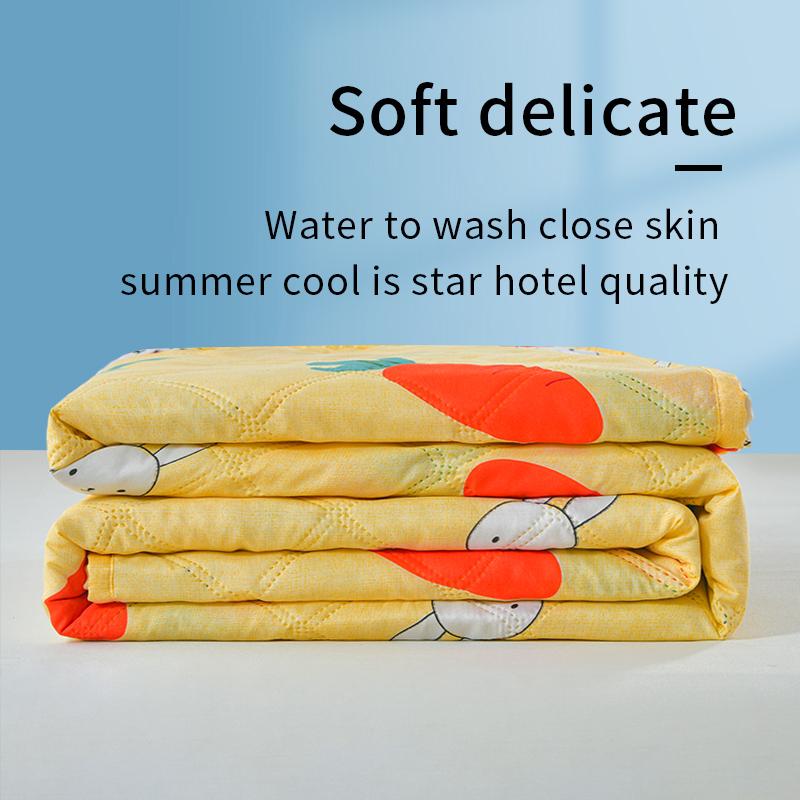 

Летнее стеганое одеяло с принтом 150x200cm