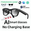Neue KI-Smart-Brille mit farbwechselnden Gläsern für Fotografie, Videoaufnahme, 3600mAh Ladecase, 4K-Hochauflösungslinse, Musikwiedergabe übersetzen