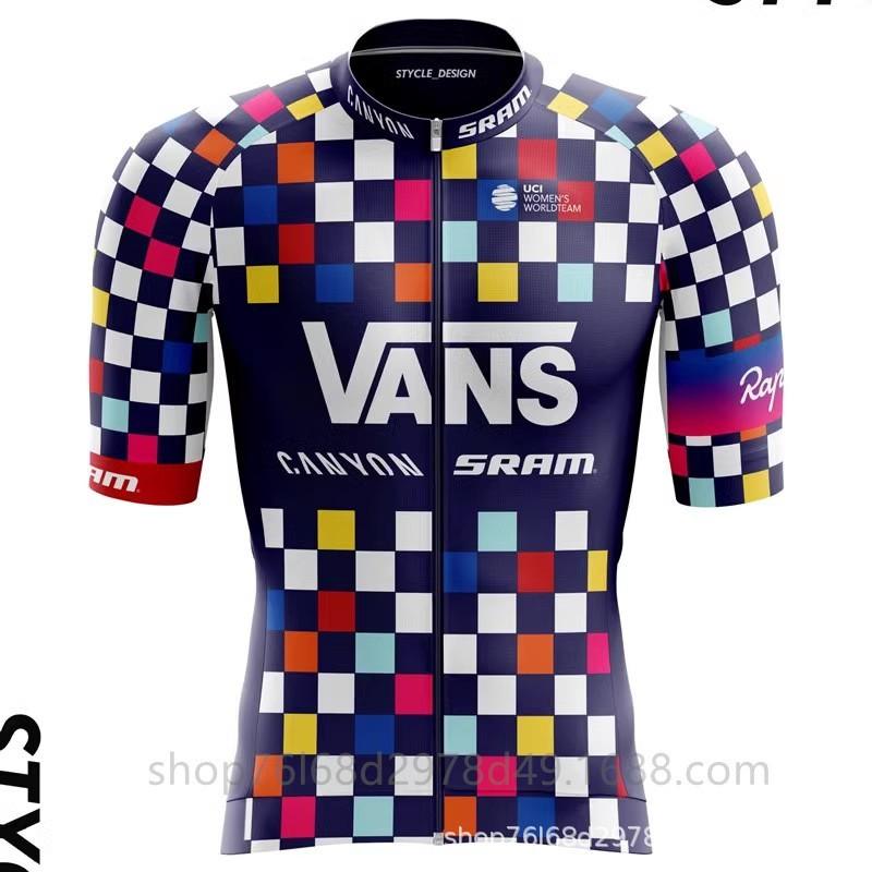 Maglia da Ciclismo EF Education-EasyPost Team Traspirante Performance Abbigliamento da Bici Uomo Donna