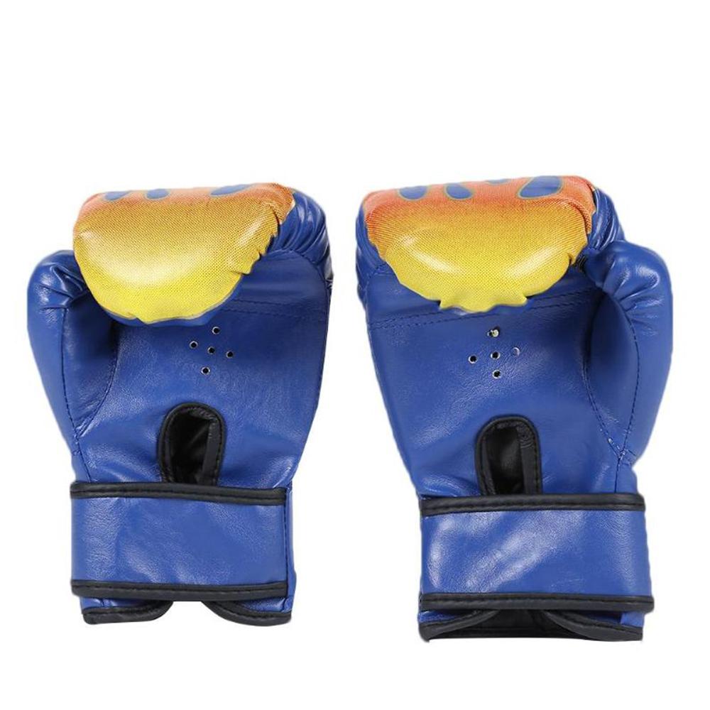 Breathable Kickboxing PU Leather Boxing Training Glove Sparring Glove Flame Gloves Boxing Gloves