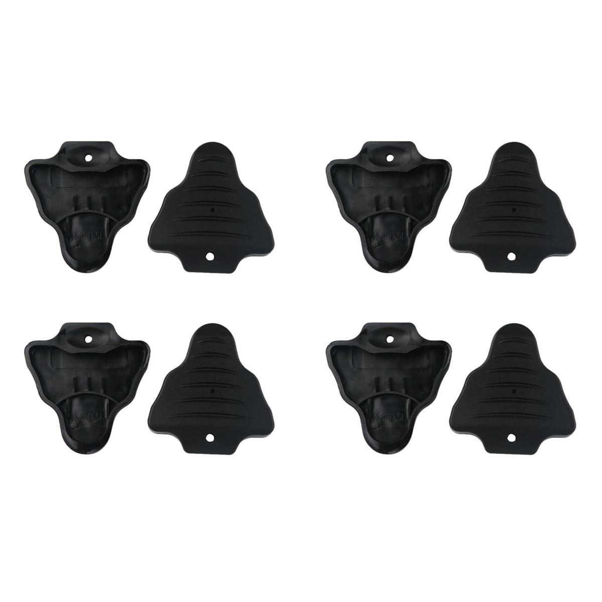 BAAU 8X Road Bike Cleat Covers Bicycle Shoe Clipless Protector Fits Look Road Cleats Cover for Spd-Sl Pedal Systems NONE
