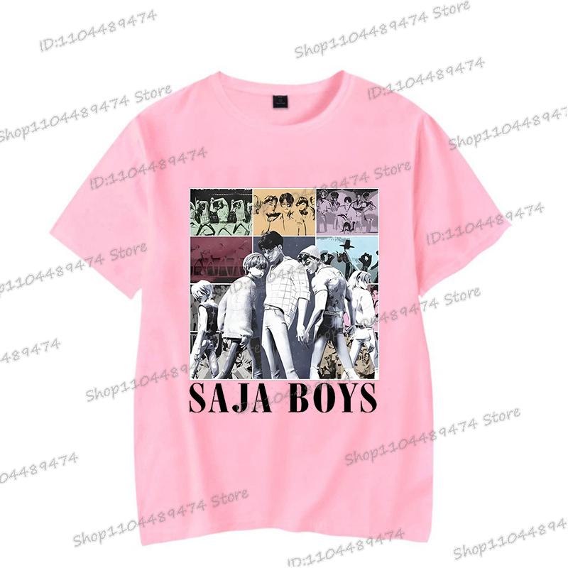 2025 New KPop Demon Hunters Men Women Cartoon Tshirt Anime Tiger Rumi Breathable Tops Short Sleeve Korean Ulzzang T-shirts