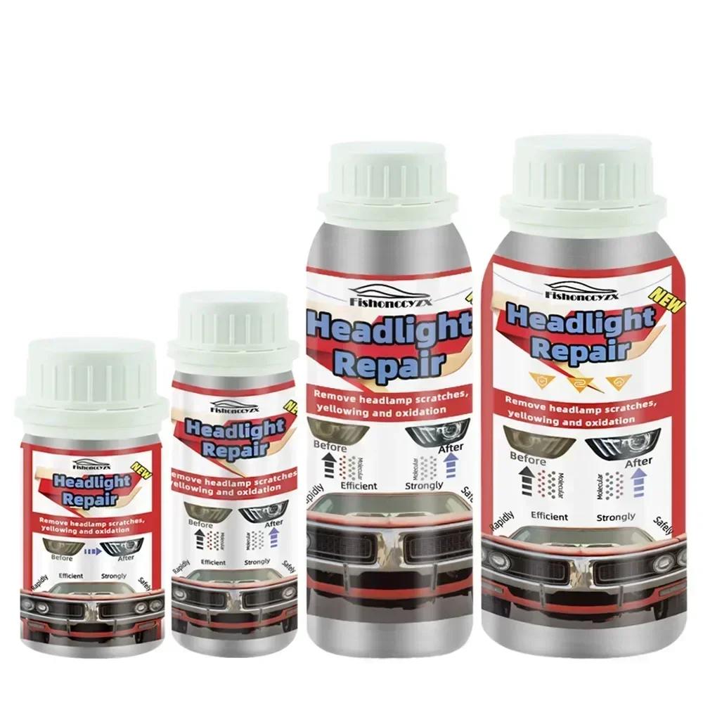 100ML Car Headlight Repair Coating Solution Repair Kit Oxidation Rearview Coating Headlight Polishing Anti-scratch Liquid
