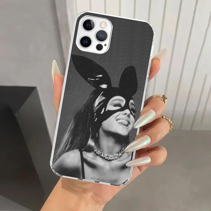 A-Ariana G-Grande Phone Case for Iphone 17 Air 16 15 Plus 14 13 Mini 12 11 Pro Max 16E 7 8 SE 2020 Soft Funda Print Shell 17 Air