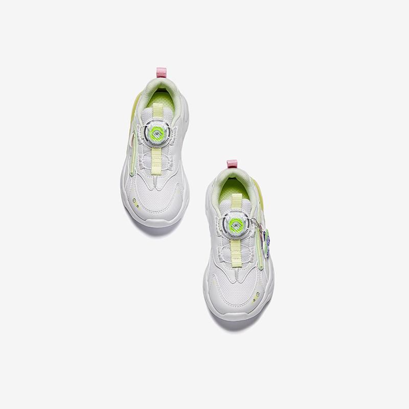 Anta Kids Trendy Fashion Cool Light-Up Fun Sports Breathable Lightweight Shock Absorbing Low-Top Running Shoes Kids sneakers A22539909