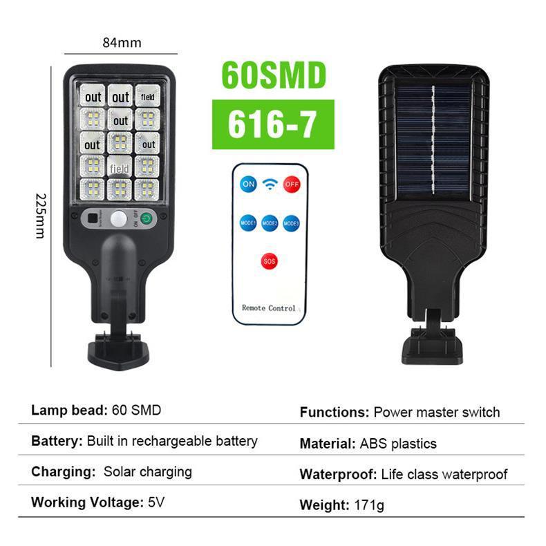 Super Bright Solar COB Wall & Courtyard Sensor Lights