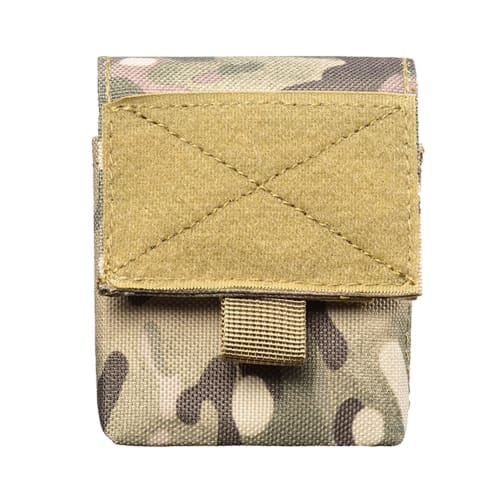 Utility Gadget Pouch, Small Outdoor Pouch, Storage Bag, Document Bag, Camouflage Phone Bag, Outdoor Rock Climbing Adventure Tool Waist Gadget Pouch, M