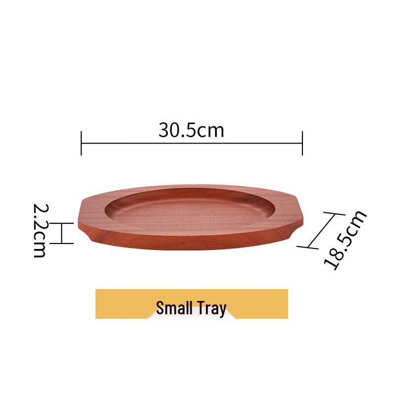 Stainless Steel Oval Divided Serving Plate