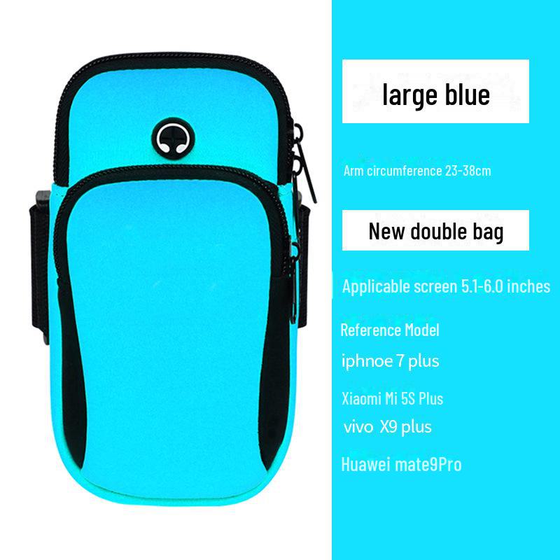 Borsa da Braccio Sportiva in Neoprene per Corsa e Fitness all'Aperto