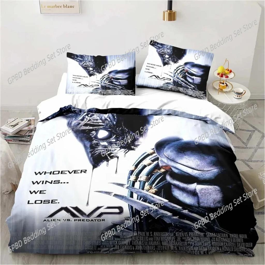 Comforter Alien Vs. Predator Predator Movie Bedding Set Bedroom Soft Modern S Comefortable And