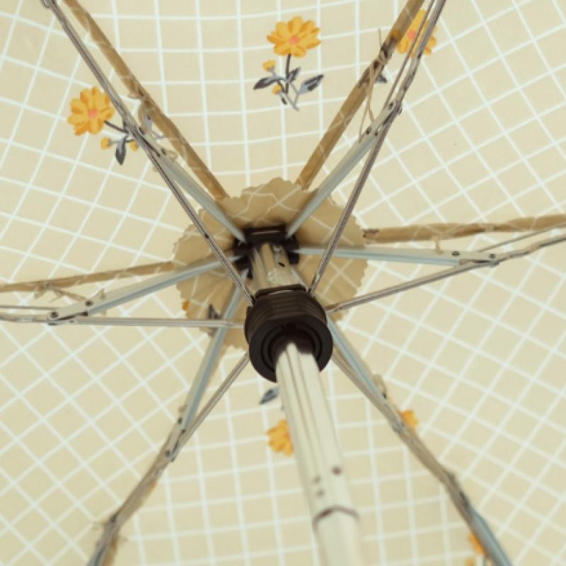 WPC Mini 3 Stage Umbrella Plaid Flower 7852 155 002