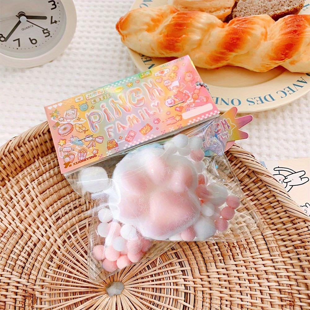 New Cartoon Kawaii Plush Cat Paw Squeeze Toys Super Soft PU Slow Rebound Toy Creative Pinch Toy Fidget Toy Decompressing Toys