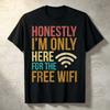 Funny Sarcasm Quote Unisexs Free WiFi Tshirt Math Equation Novelty Tee Unisex Clothing Printed Streetwear Graphic T Shirts
