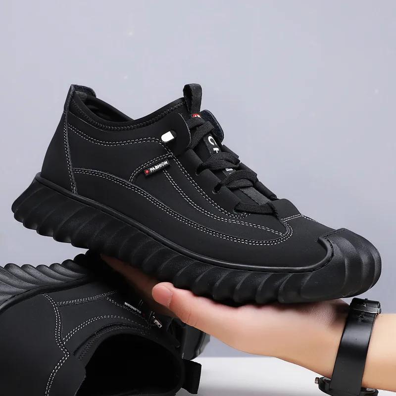 Comfort Men Casual Shoes Slip-on Soft Sole Mens Casual Sneakers Basic Outdoor Sport Man Shoes 2024 New Lazy Shoes Erkek Ayakkabı