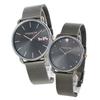 Coach Elliott Watches, Matching Sizes, Unisex, Slim, Thin Stainless Steel Bracelet, Gunmetal Gray, Storage Box for Men and Women, 1450438514504210