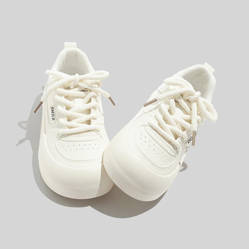 Belle Korean thick-soled heightening sports shoes women's spring new student niche casual shoes