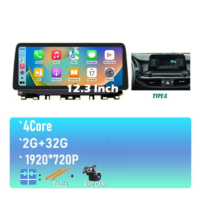 12.3 Inch Android 14 DSP For Kia Cerato 4 Forte K3 2019 - 2022 Car Multimedia Player Stereo BT Carplay Wifi Android Unit
