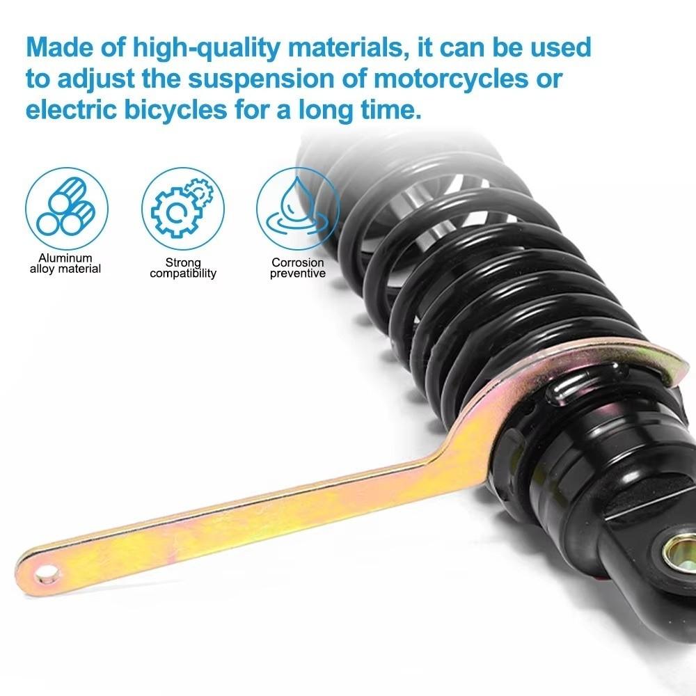 Hook Design Shock Absorbe Wrench 185mm C Spanner Wrench Spring Adjuster Wrench  Motorcycle Repair