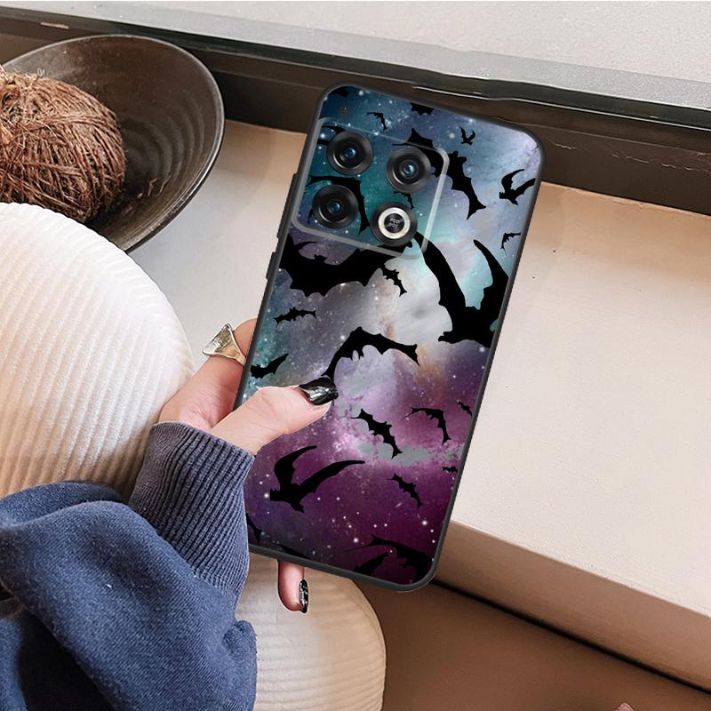 Vampire Bats Full Moon Halloween Phone Case For OnePlus Nord CE 2 3 Lite 2T N10 N20 N30 OnePlus 11 10T 8T 9RT 10R 8 9 10 Pro