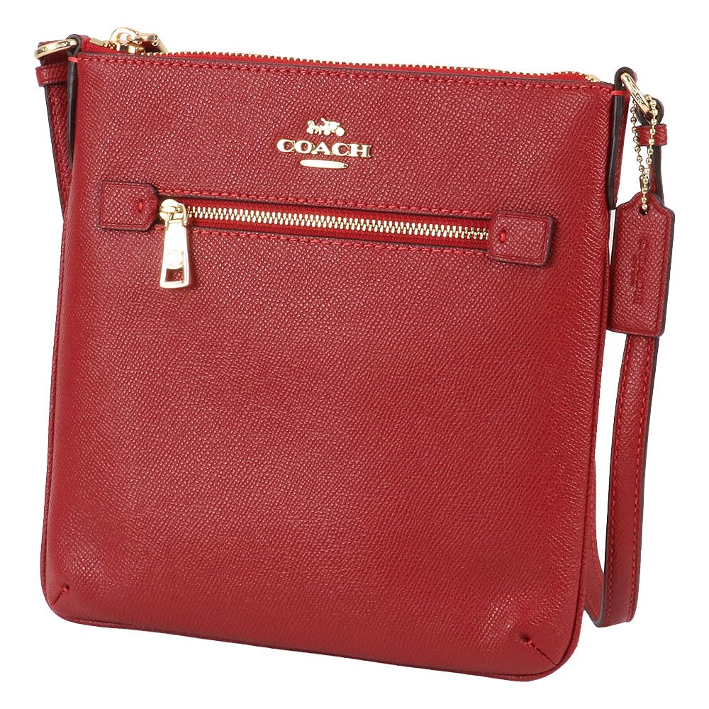 Coach CE871 Leather Shoulder Bag for Women 1941 (IMF8Q Red) [Used]