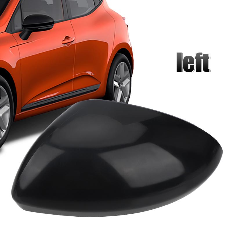 Rearview Mirror Cover Cap For Renault Clio  MK5      2024 2025 Black /White Door Wing Rear View Mirror Cover