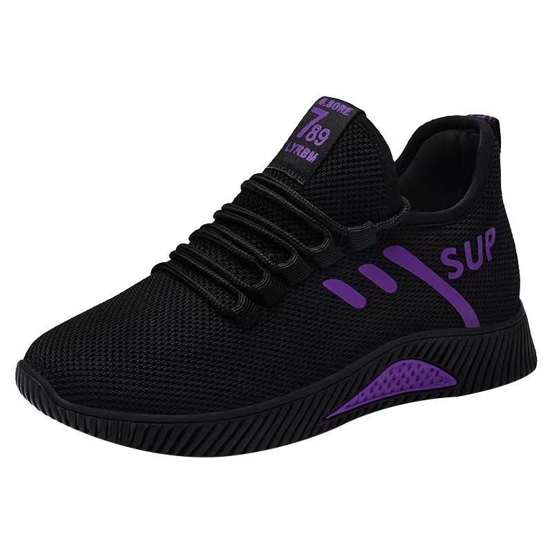 New Lace-up Women's Sneakers Breathable Casual Soft-soled Comfortable Student Shoes Lightweight Running Shoes