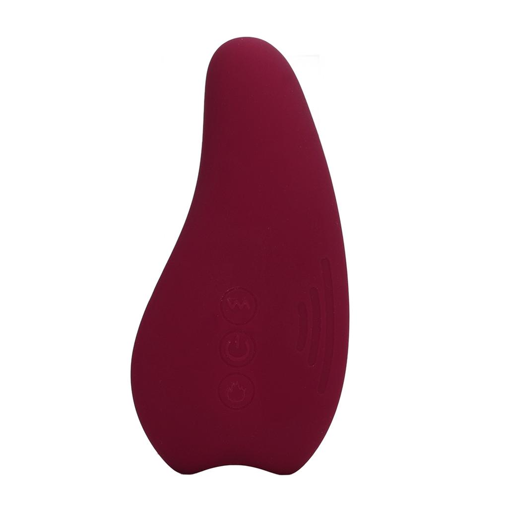 Electric Lactation Massage Machine 10 Vibration Mode USB Breast Feeding Massager Waterproof Brown