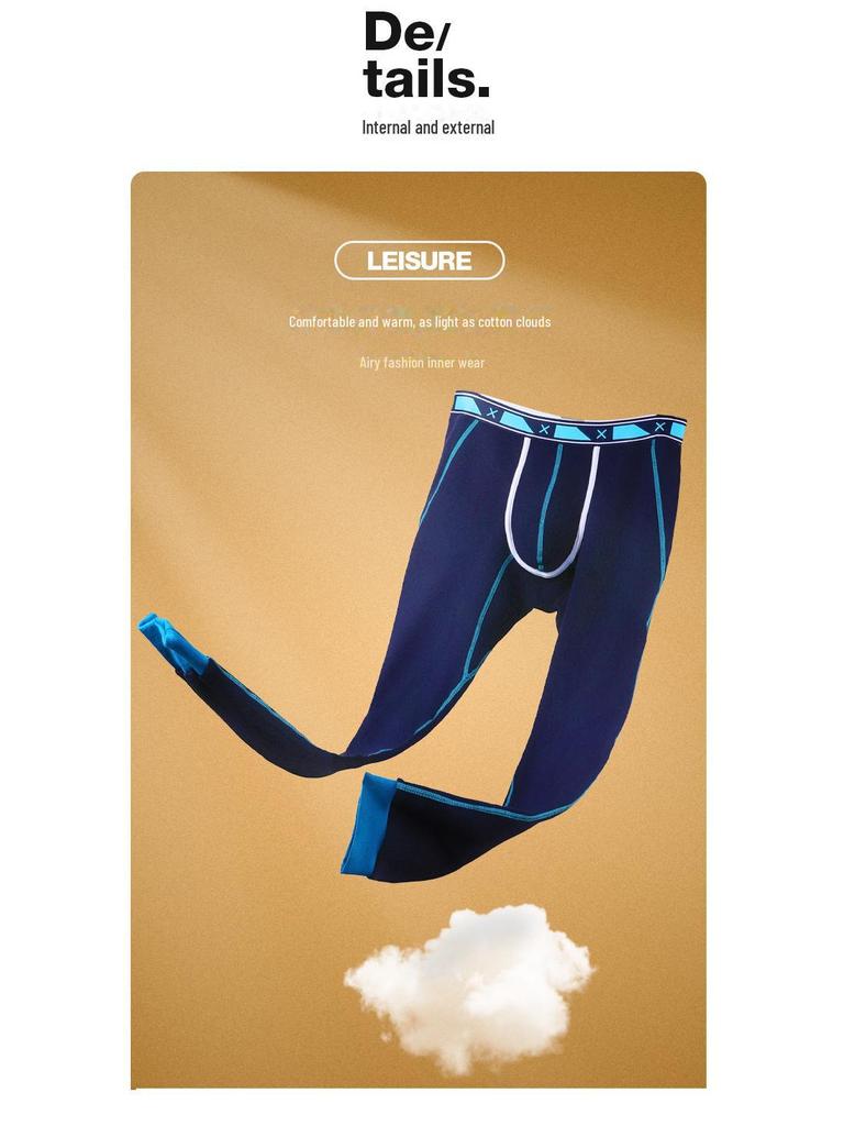 Men's Thick Fleece Lined Winter-Autumn Cotton Wool Leggings