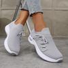 Spring Mesh Breathable Casual Shoes Women Slip On Lightweight Green Sneakers Ladies Lace Up Fashion Comfortable Walking Shoes