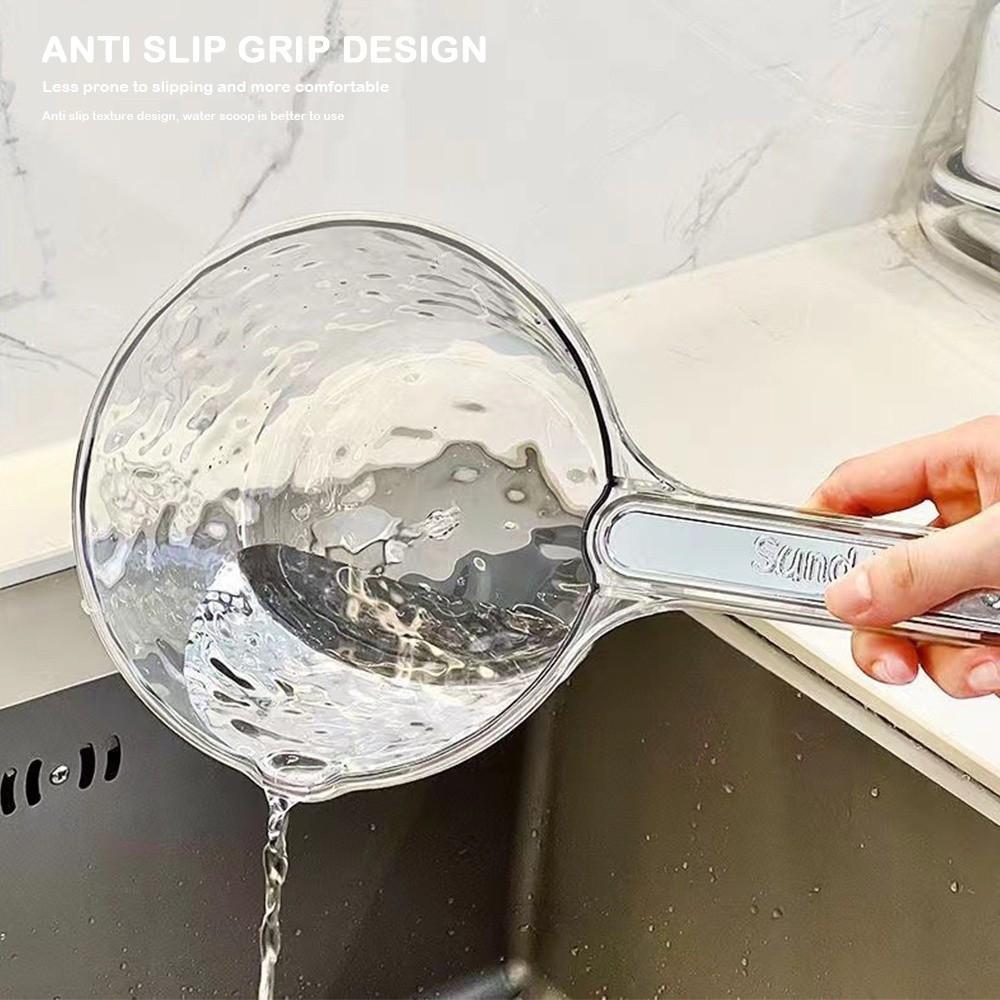 PET Water Scoop Thickened Bathing Spoon Durable Dipper Water Ladle  Kitchen Gadgets