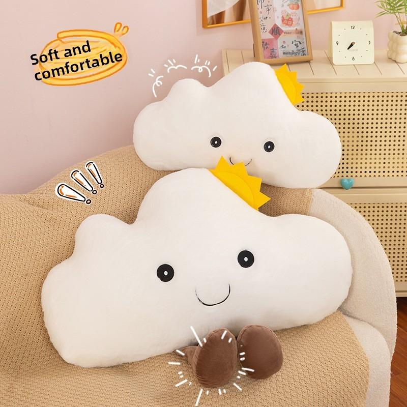 Cloud Pillow Plush Cushion With Cotton Filling For Bedroom Decor And Cozy Comfort