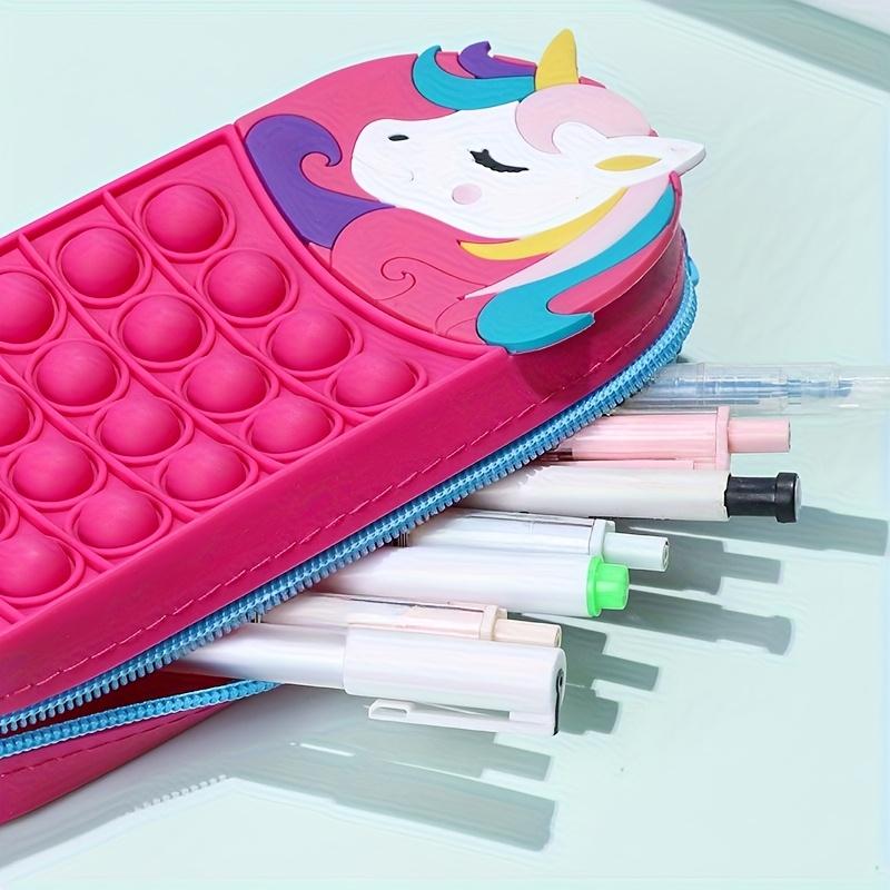 

1 шт., Мультяшная сумка для хранения, большая вместимость, прочная, креативный кулон розовый