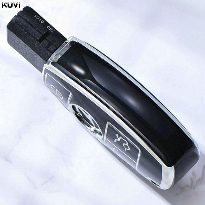 Weiche TPU-Autoschlüsselhülle für Mercedes Benz ABCE-Klasse GLS GLA GLK GLC CLS CLA AMG W204 W205 W212 W463 W176