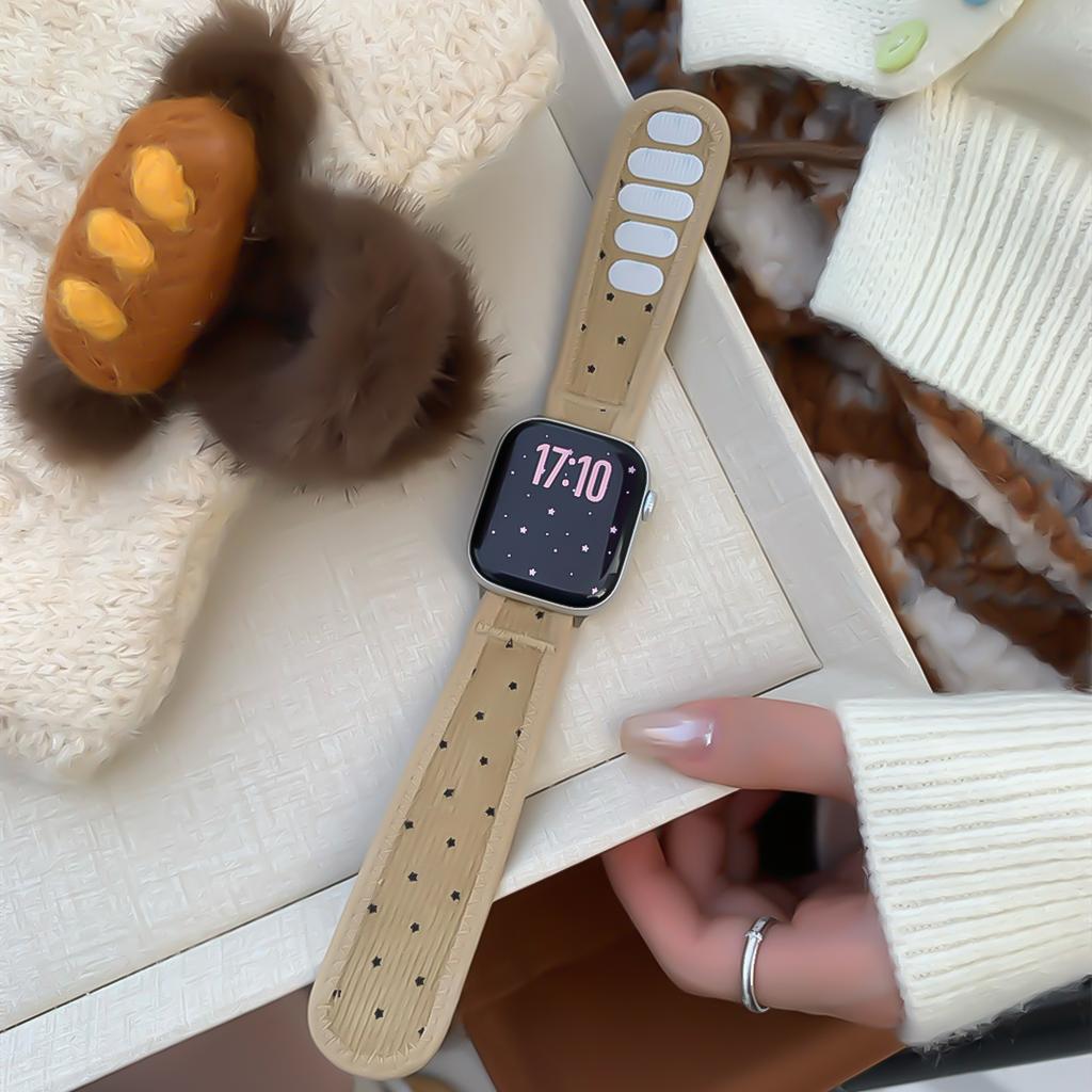 Corduroy Strap for Apple Watch Ultra 3/2 49mm 38 40 42 44 45 46mm Women Sports Band for Iwatch S11 10 9 8 7 SE3 Fashion Bracelet