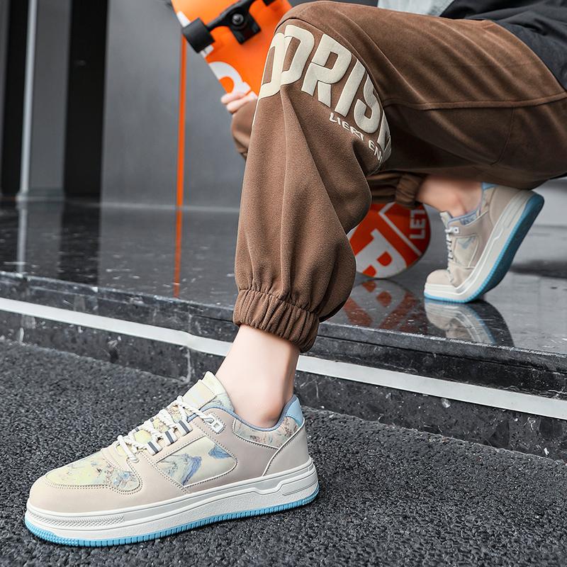 Men’s Jogging Sports Shoes Casual Street Style Running Sneakers Students Large Plus Size Skate Boarding Shoes