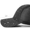 Casual Starry Sky Print Mesh Baseball Cap Wide Brim Breathable Peaked Cap Adjustable Trucker Cap Summer