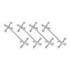Audio Fan Chopstick Rests, Knife Fork Rests, Brush Rests, Metal Plated Finish, Set of 4