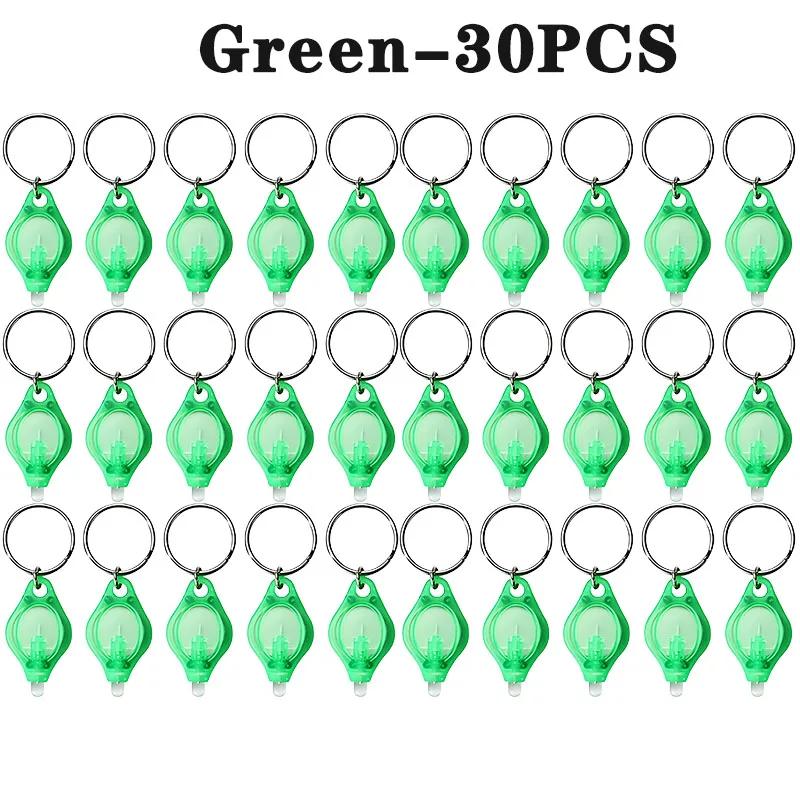 Ultra Bright Mini Portable LED Keychain Light Powerful Outdoor Flashlight with UV Purple Glow for Emergency and Night Use