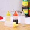 1/4Pcs Mini Plastic Sauce Squeeze Bottle Jam Extrusion Bottles Outdoor Barbecue Seasoning Bottle Set Bento Lunch Box Accessories