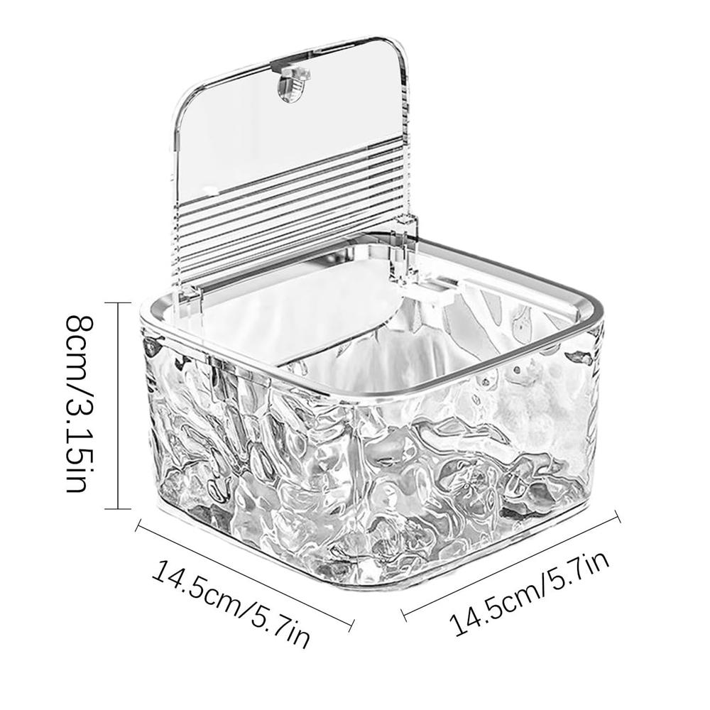 Hair Accessories Storage Box Hair Clip Hair Band Band Transparent Acrylic Organizer Desktop Storage Basketlaundry Pod Storang