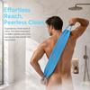 1Pc Exfoliating Bath Towel Scrubber Belt Bath Stretchable Full Body Washcloth Super Absorbent Towel Bathroom Supplies