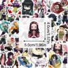 55/110/220Pcs stickers of Nezuko Kamado from Demon Slayer anime, suitable for DIY projects on phones laptops suitcases skateboards and graffiti