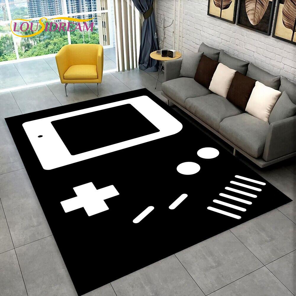 

Коврик для игровой консоли Game Boy GBA в стиле ретро, ковер для дома, гостиной, детской спальни, дивана, коврика для двери, декора, нескользящий коврик для пола 40x60cm(15x23in)