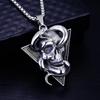 Necklace Retro Snake Skull Men's Pendant